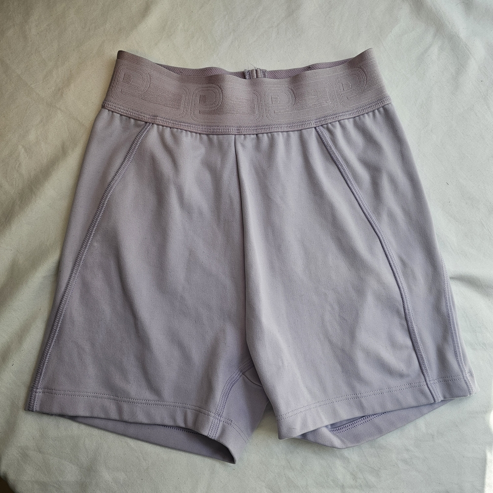 PINK Victoria's Secret Lavender High-Rise Bike Shorts XSmall 12 Inch Length